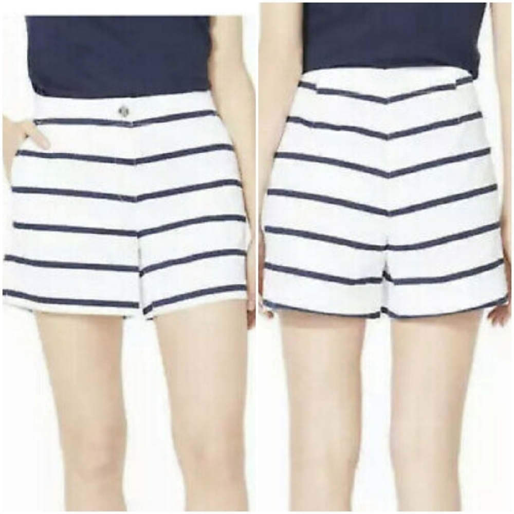 Nautica striped nautical pocket blue shorts sz 6